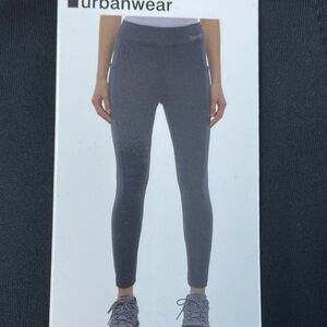 Bench Women's XXL Activewear Lined Pants Black Recycled Polyester e0366